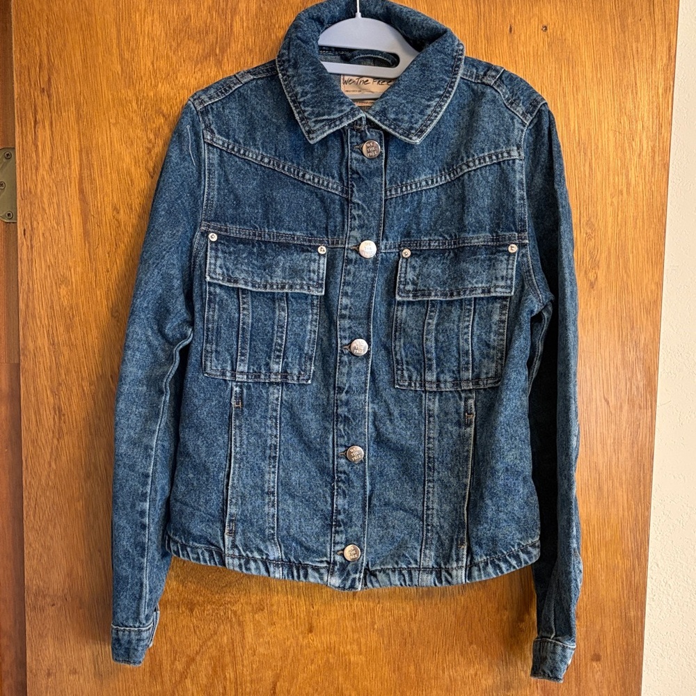 NWT! Free People We the Free Jade Denim Jacket